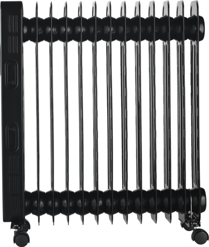 Fuave - Bergen 2500 - Oliegevulde Radiator - Zwart - 2500 Watt