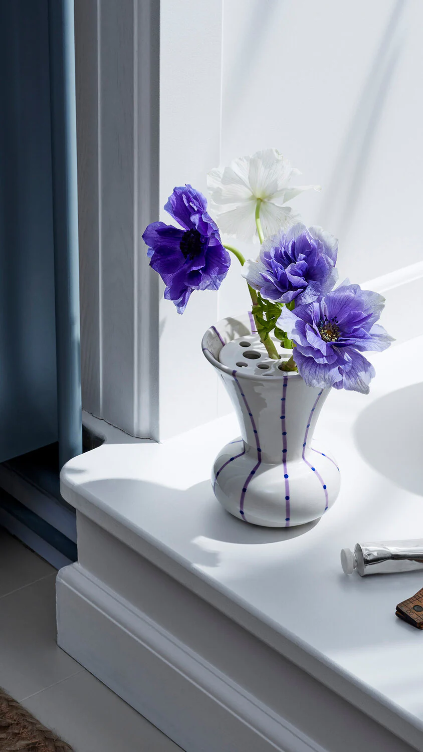 Kähler  Signature vase, lilla - H15 cm.