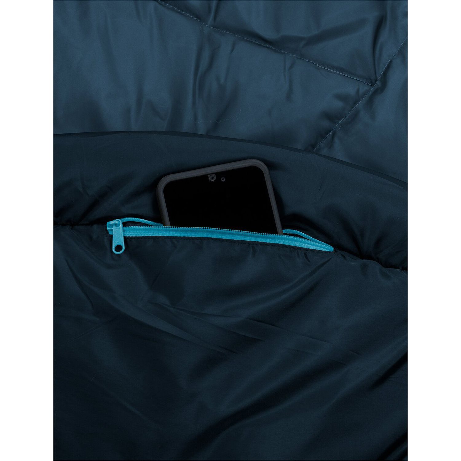 Vaude Sioux Sleepingbag 400 XL II SYN Zip Left baltic sea