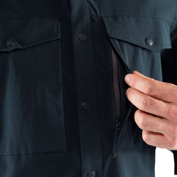 Chemise randonnée FJALLRAVEN ABISKO TREKKING SHIRT M DARK NAVY