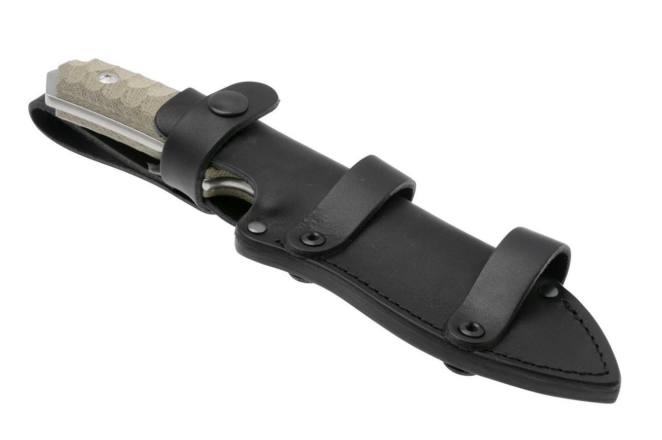 Mercury Ranger 923-23-3VCVC Stonewashed Sleipner, Natural Canvas Micarta, bushcraftmes