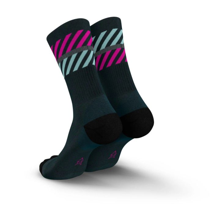 Incylence Unisex Strømper Merino Light Lanes Socks Sort