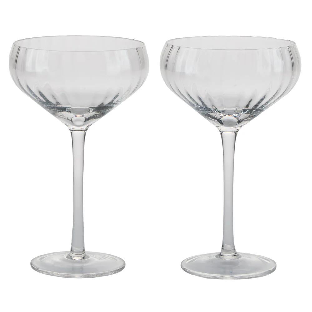 Bahne Interior  Champagneskål, 2 stk - klar