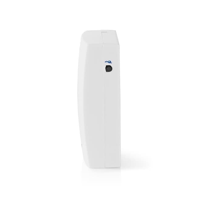 Nedis Trådløst Dørklokke Sæt | Batteri | 3 V DC | 1x CR2032 | Volume: 80 dB | Signalområde: 300 m | IP44 | 36 Melodier | 1 Modtager | Grå / Hvid