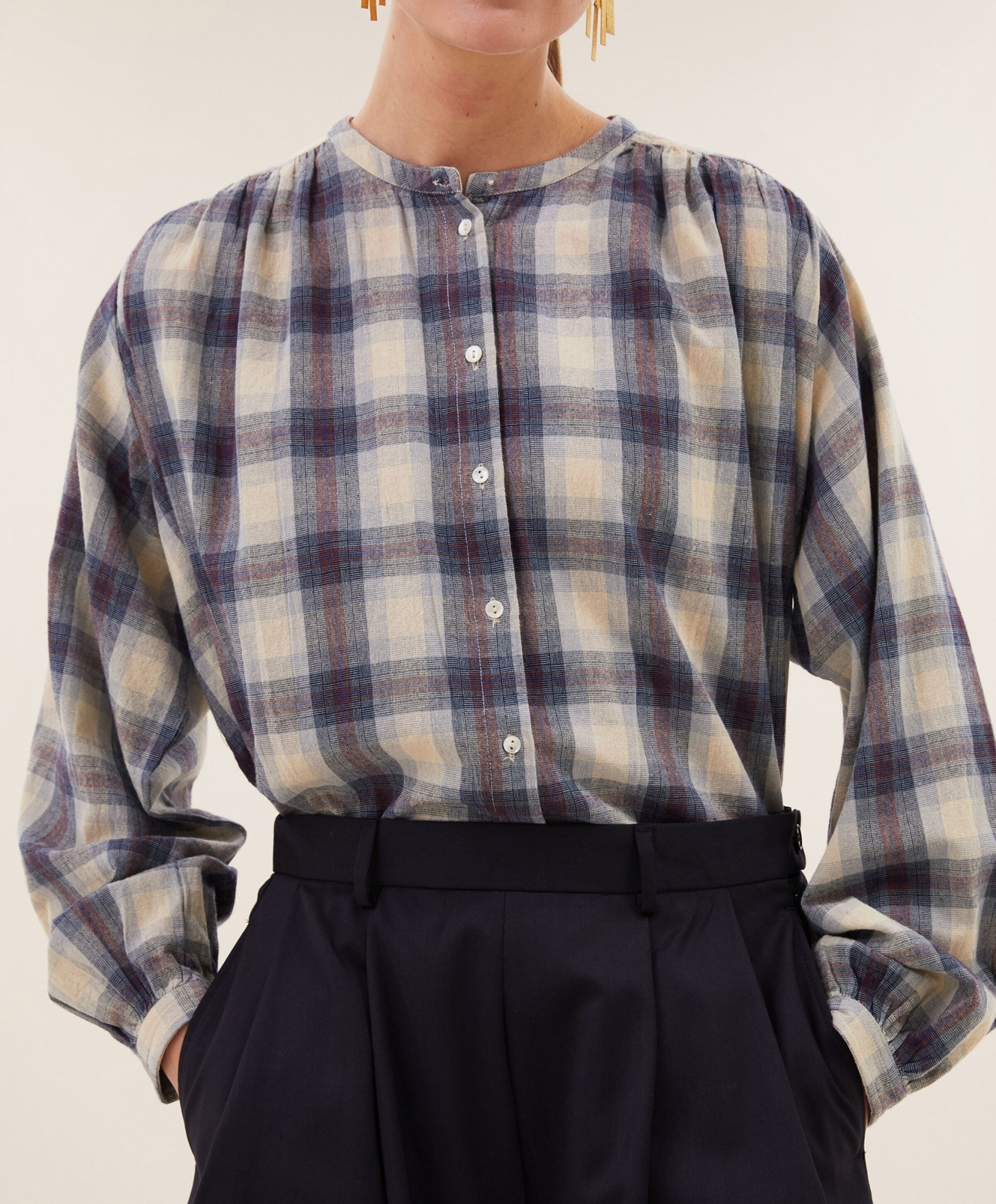 by-bar Dames blouse blauw