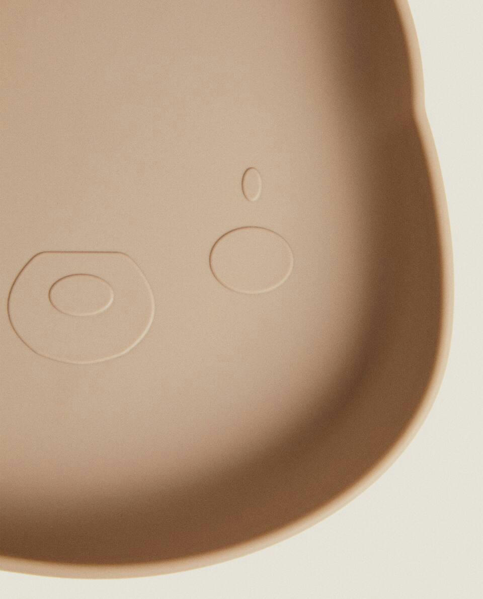PRATO DE URSO DE SILICONE