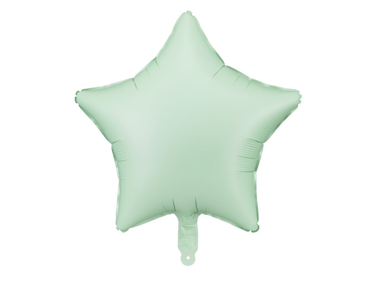 Ster Helium Ballon Turquoise Leeg 48cm
