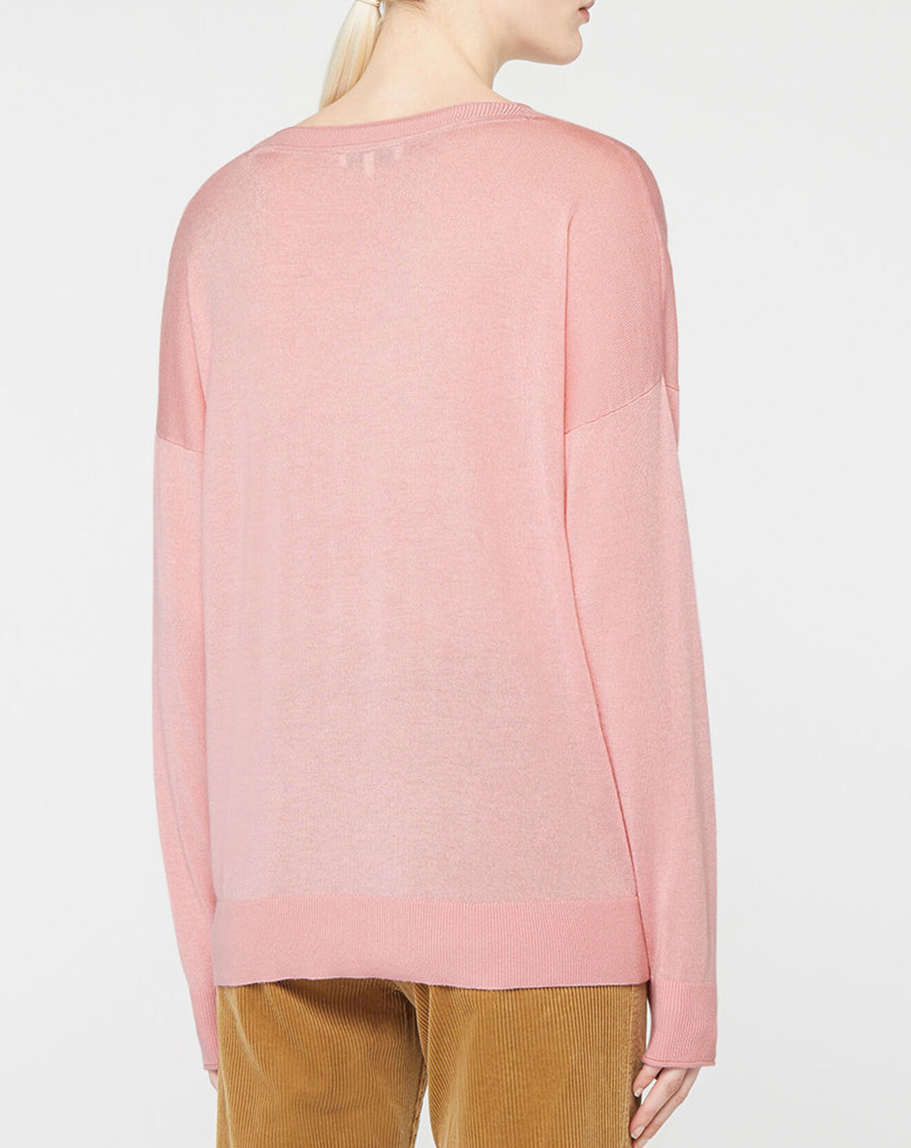 Tommy Hilfiger Pull en Laine mélangée rose clair