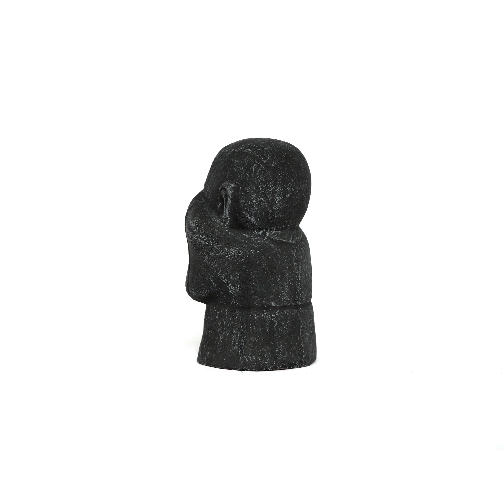 Zementfigur 'Fat Jizo - nichts sehen', H 17 cm, B 12 cm, T 8 cm günstig bestellen