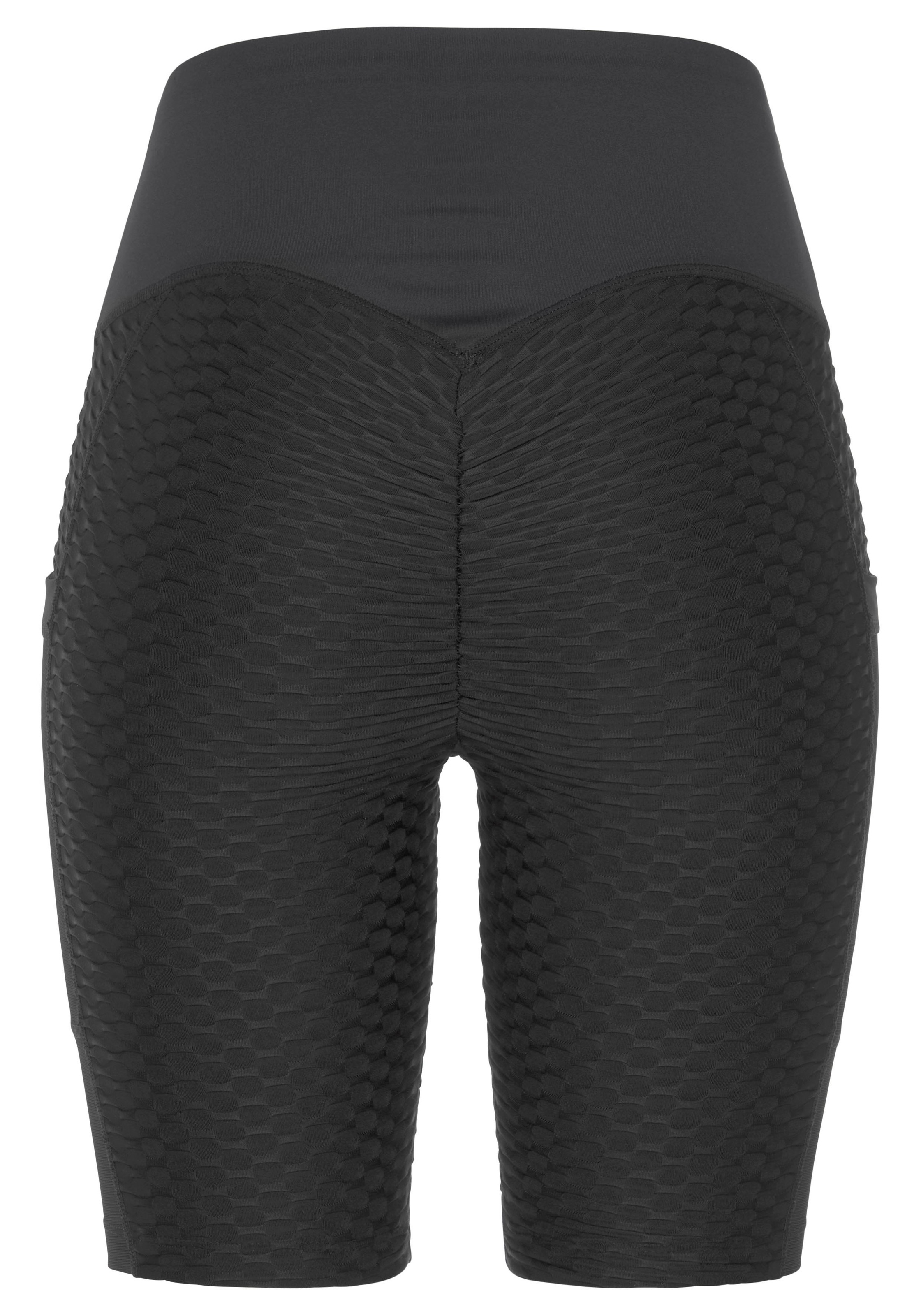 Vivance active Radlerhose  mit Wabendesgin und zwei Taschen