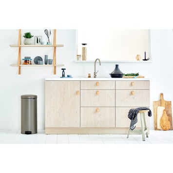 Brabantia pedaalemmer NewIcon 30 L platinum