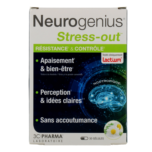 Neurogenius Stress-out Résistance & Contrôle - 60 Gélules