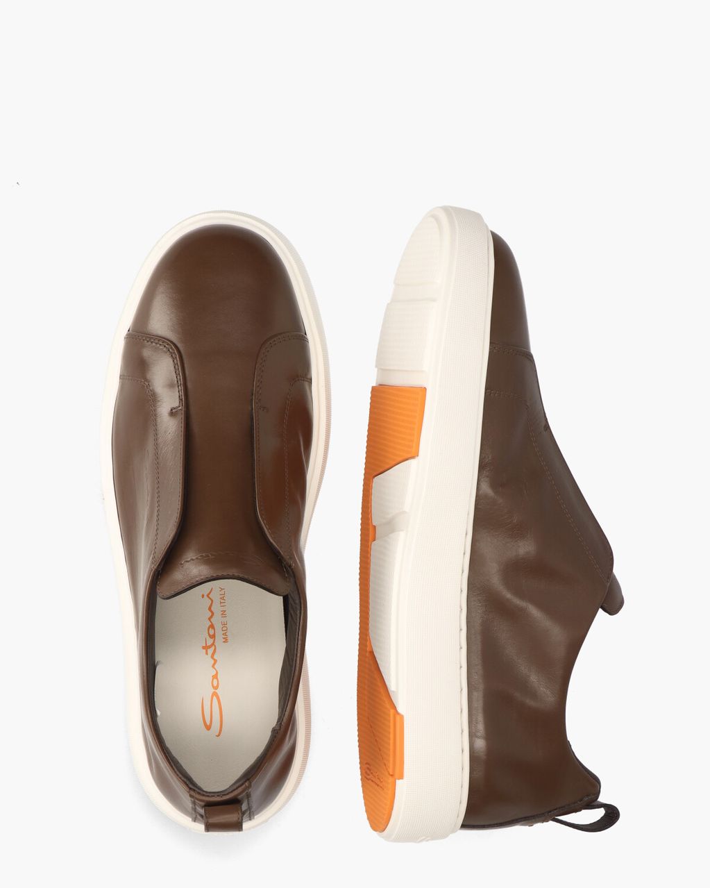 Santoni 21995 Donkerbruin Herenloafers