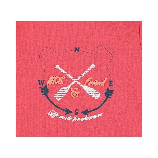 Ensemble t-shirt pantalon collection Bord de mer Garçon   Rouge / Bleu        3 mois   de               Noukies