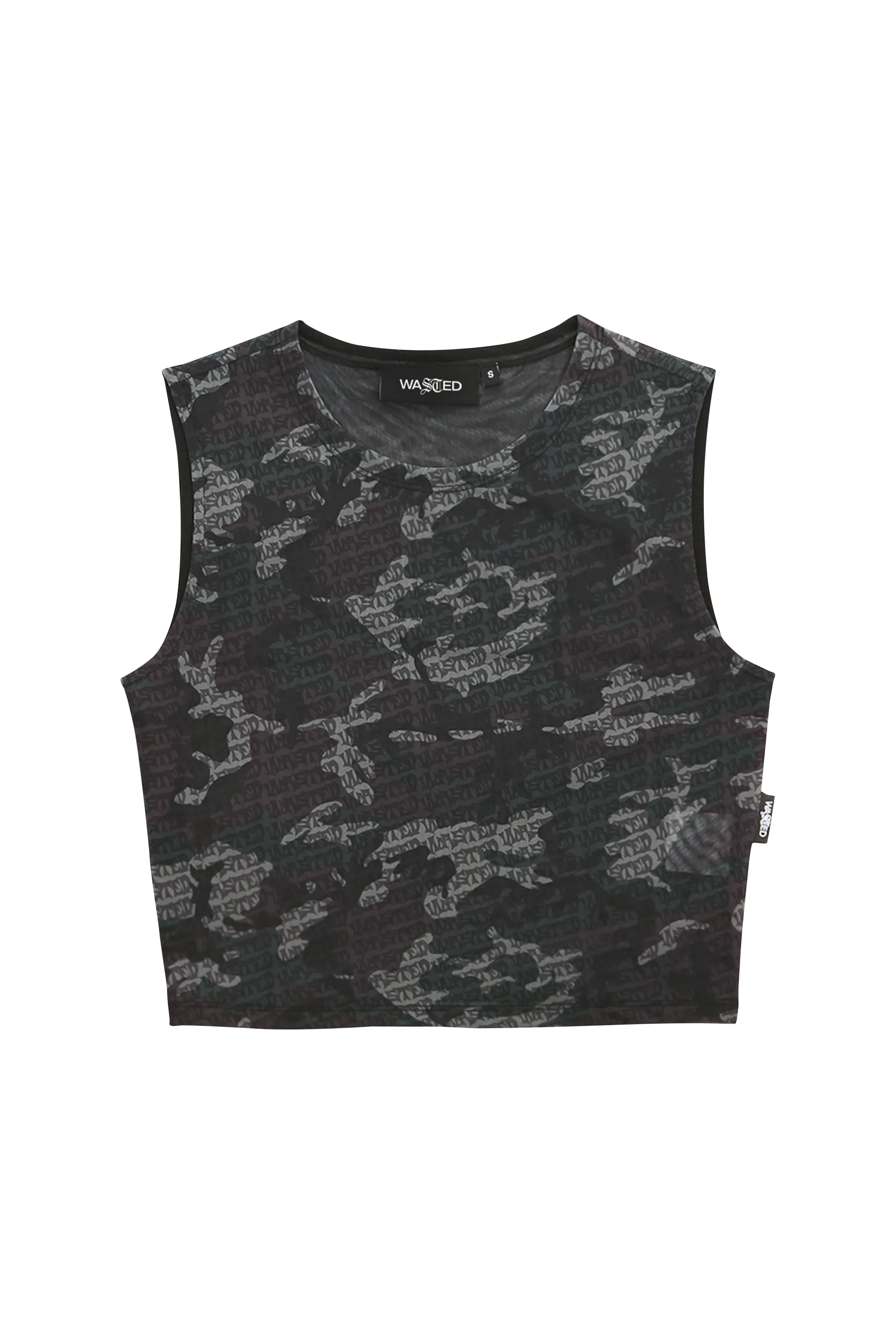 WASTED Débardeur  BULLY-ARMY-MESH Vert