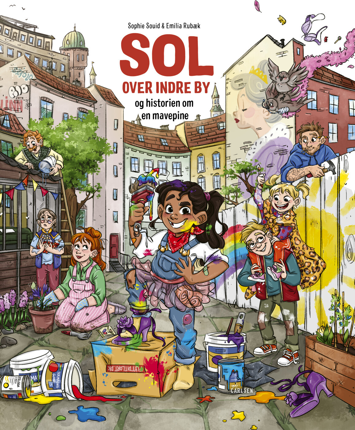 Sol Over Indre By Og Historien Om En Mavepine - Sophie Souid - Bog