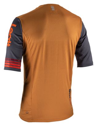 Maillot Manches 3/4 Leatt Enduro 3.0 Suede Marron