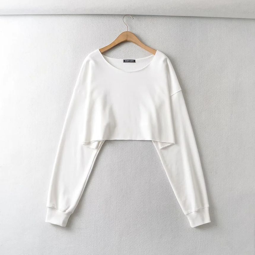 Florentine - Sweatshirt met lange mouwen en boothals