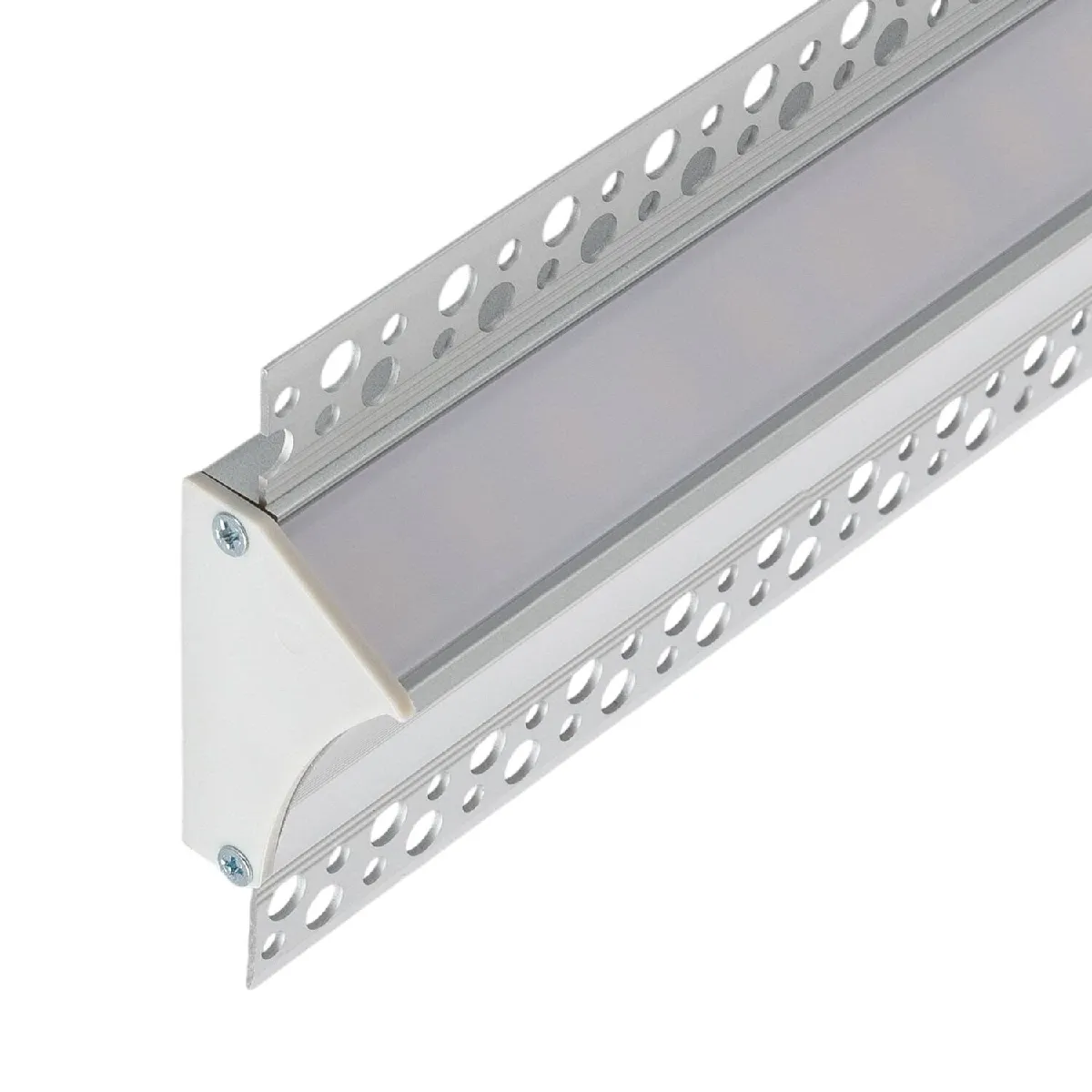 Ledkia Profilé Aluminium Encastrable Continu
