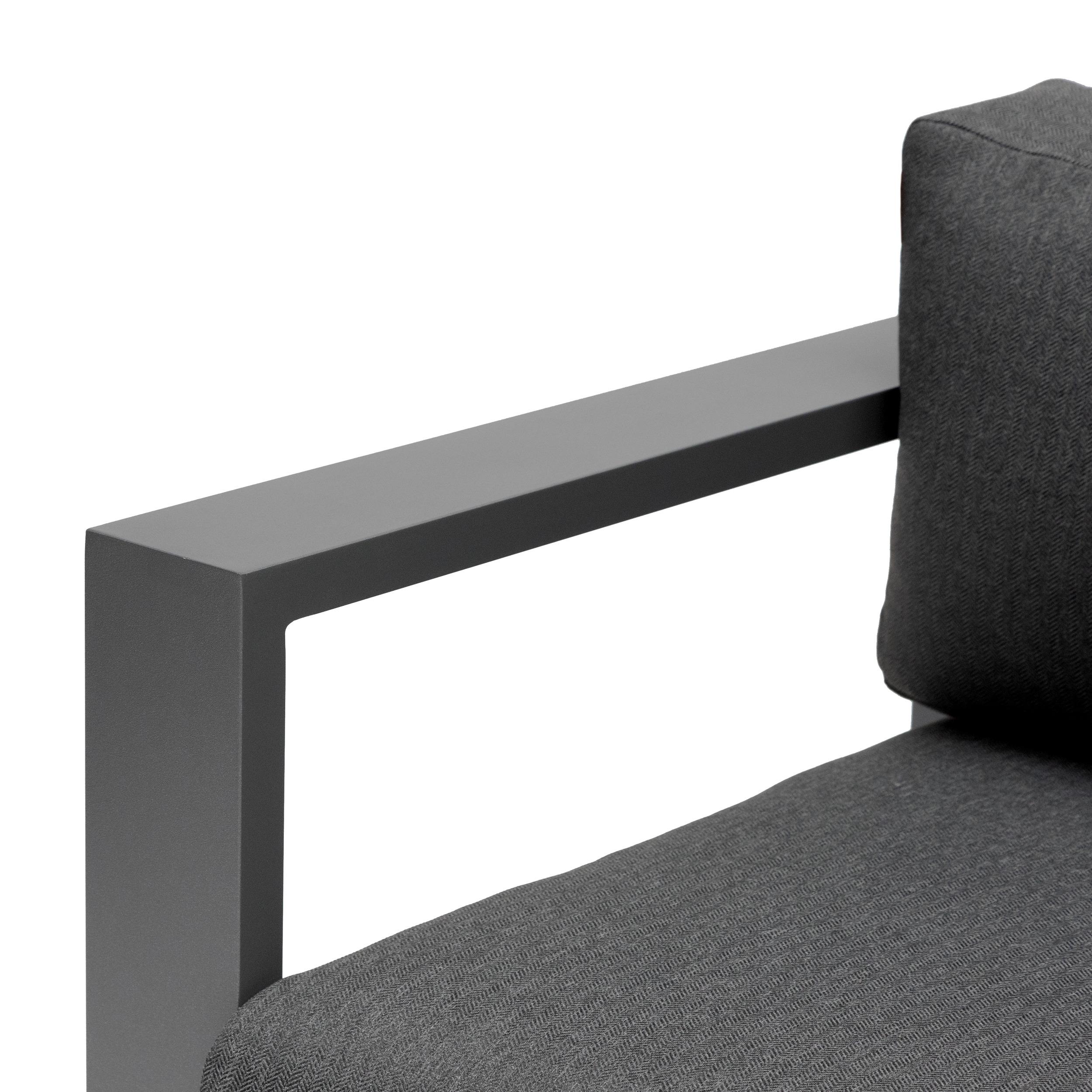 CANAPE ALLURE GRAPHITE 3 PLACES