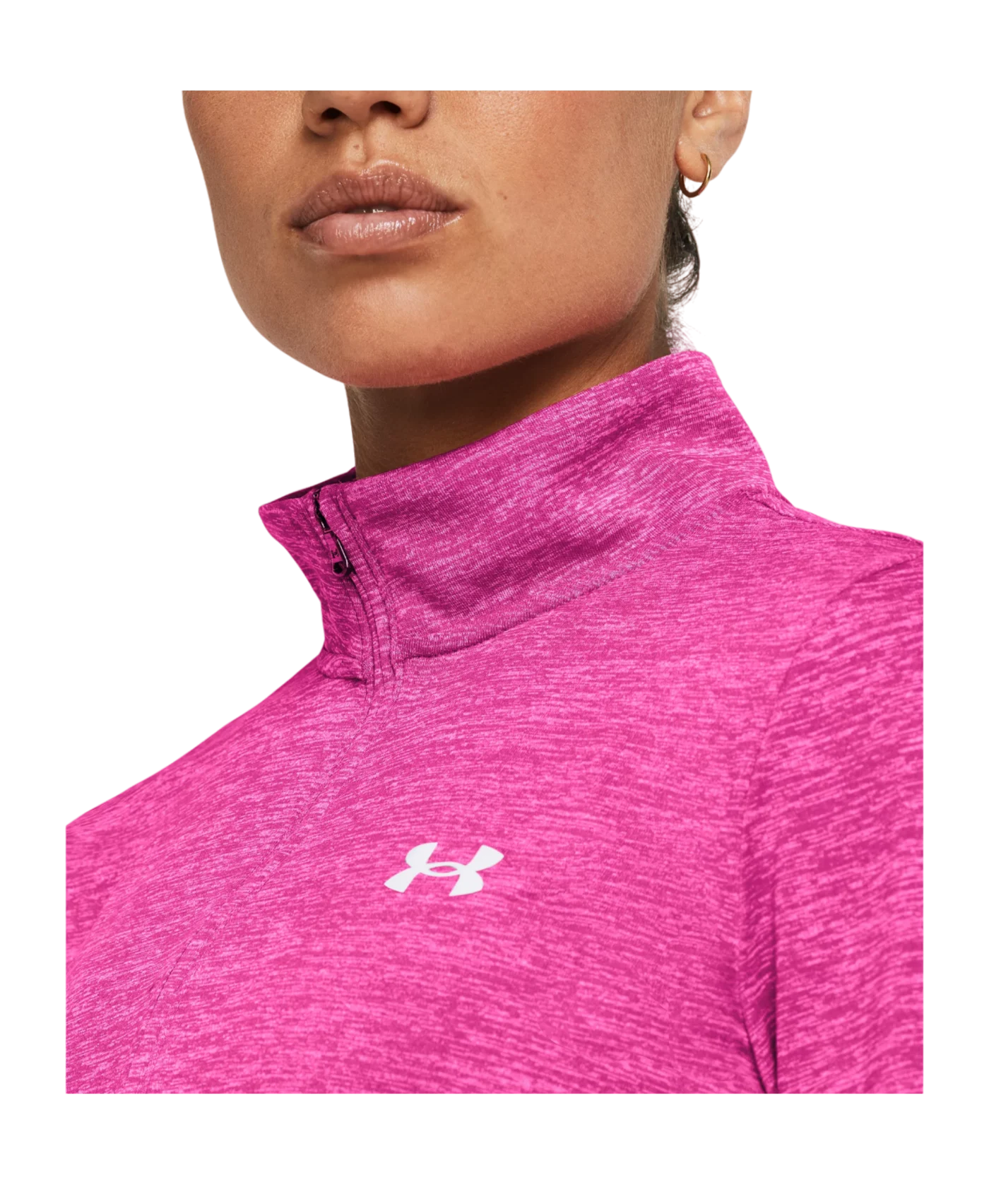 Under Armour Tech HalfZip Sweatshirt Damen Pink