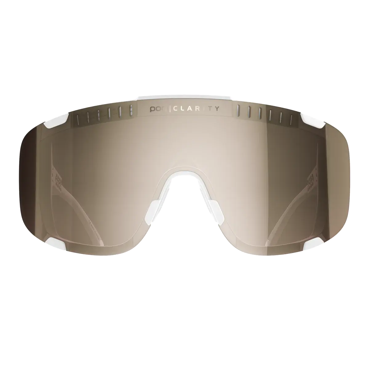 POC Devour Sport Zonnebril Wit met Trail Lens Zilver