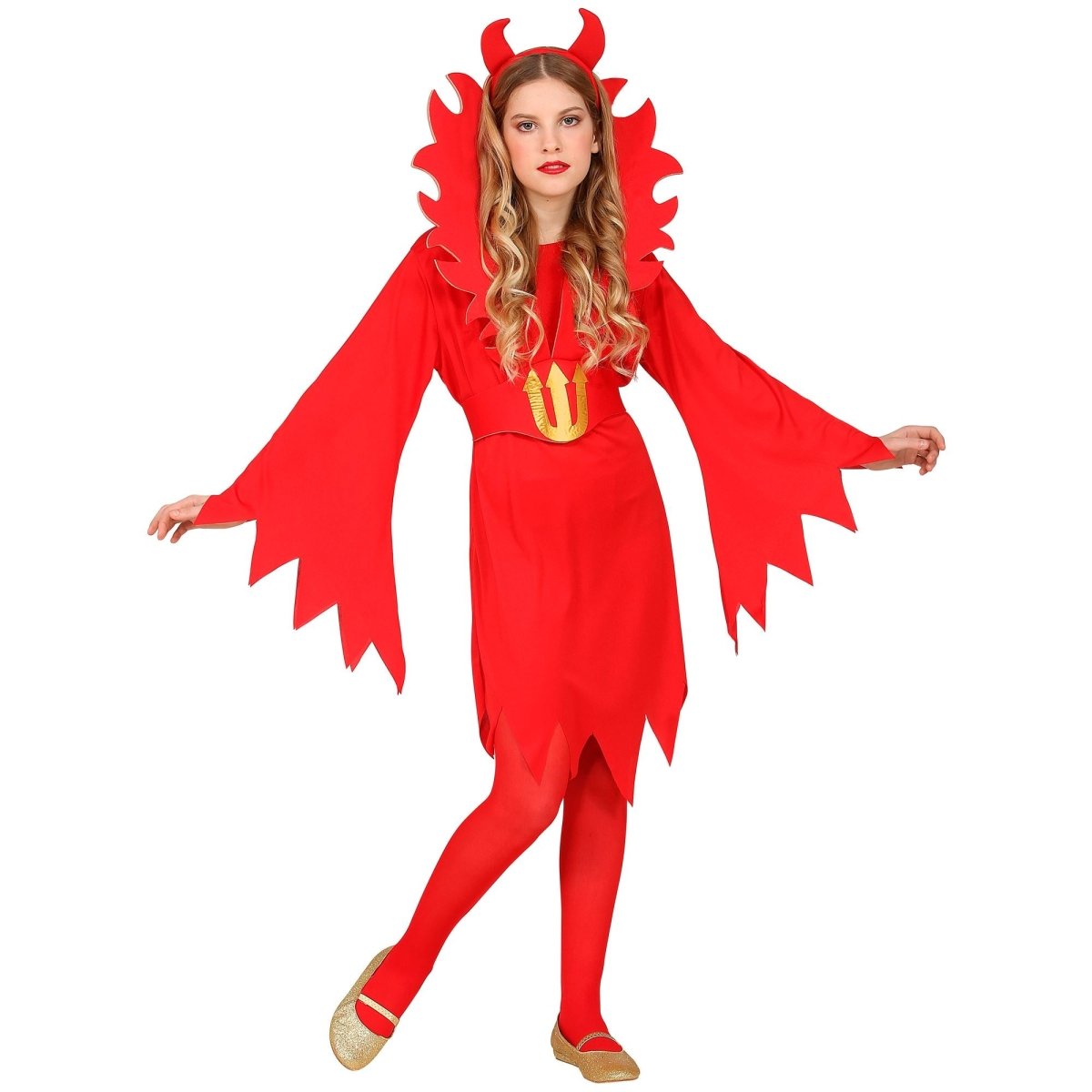 Halloween Jurk Rood Kind Duivel