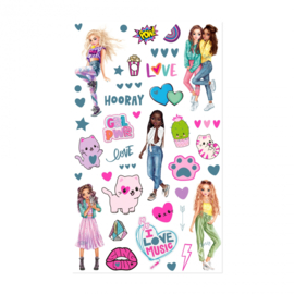 TOPModel neon Doodle kleurboek met neon stiften