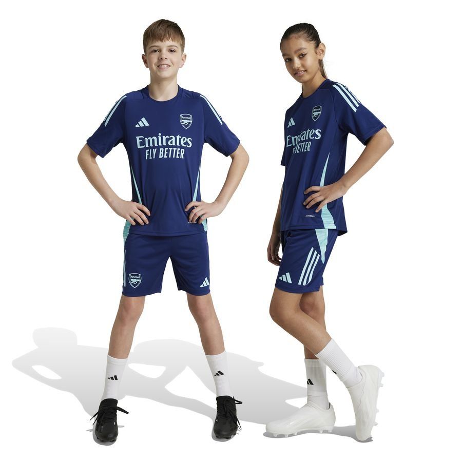 Arsenal Short d'Entraînement Tiro 24 - Bleu Enfant
