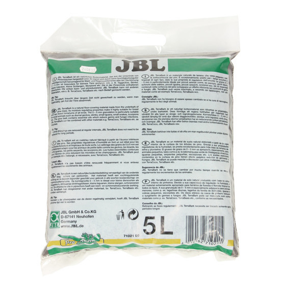 Substrat terrarium TerraBark (0-5mm) 5L