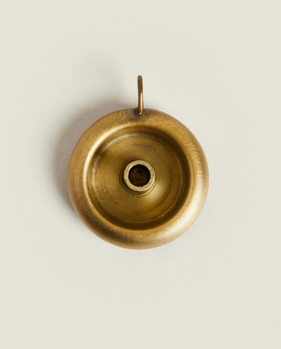 PORTA-VELAS DOURADO