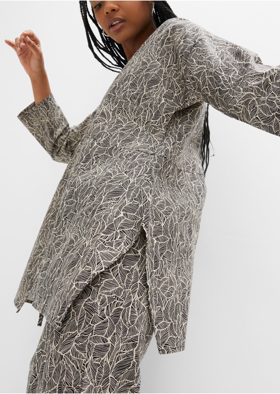 Veste avec lin majoritaire