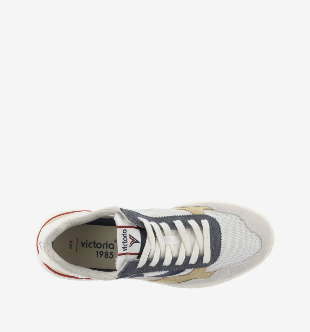 ANIMA - SPORT RETRO Baskets en mesh pour homme BLANCO