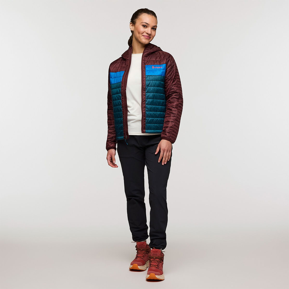 Cotopaxi Capa Insulated Hooded jakke, dame (Chestnut)