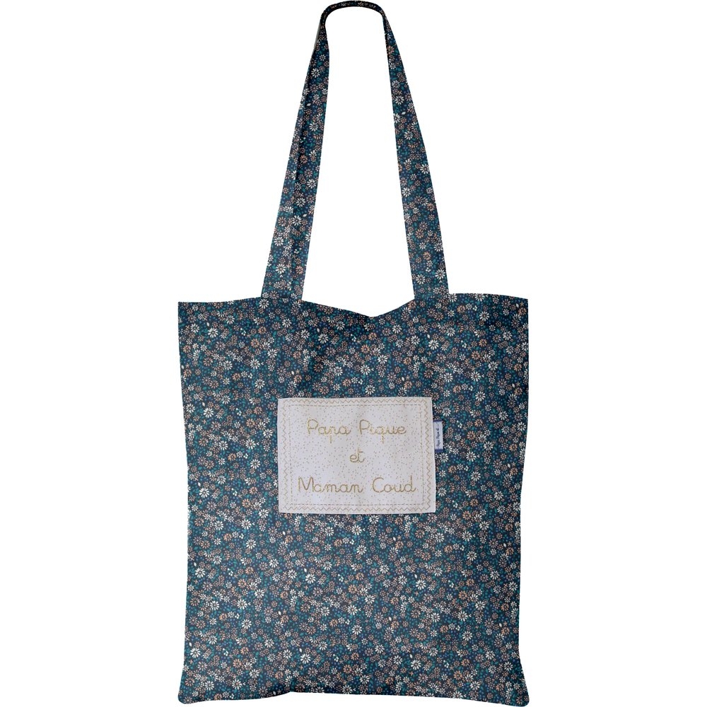 Sac Tote Bag Paquerette Marine