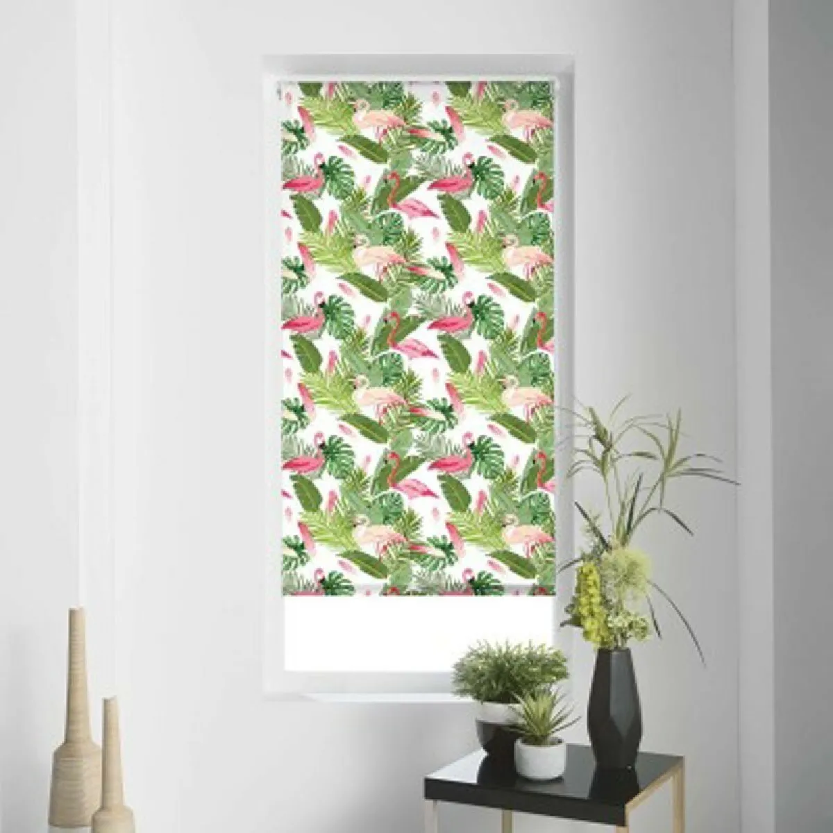 Paris Prix Store Enrouleur Tamisant - Vert - 60 x 90 cm