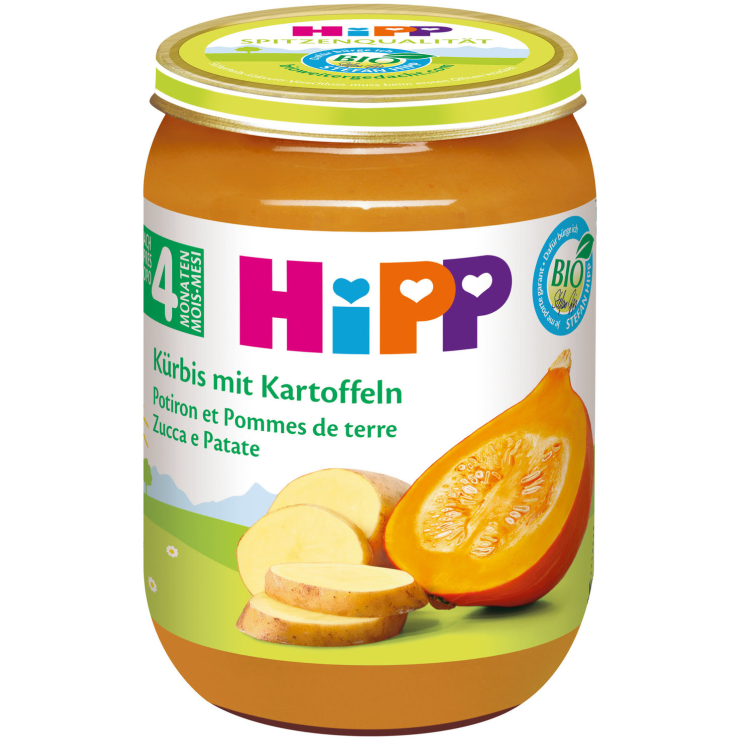 Hipp Kürbis mit Kartoffeln 4+ Monate