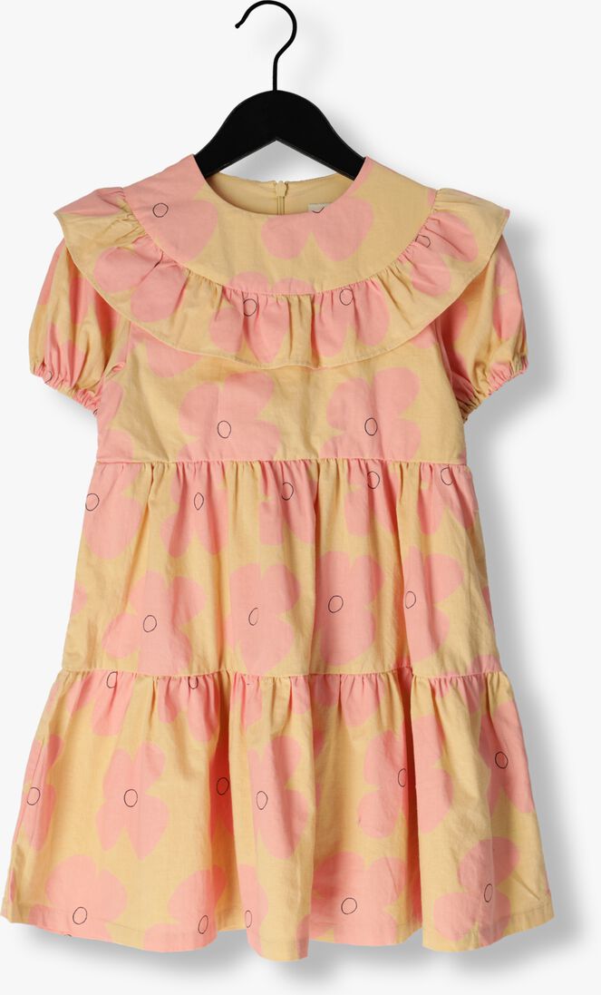 Jelly Mallow roze jelly mallow mini jurk pink flower dress