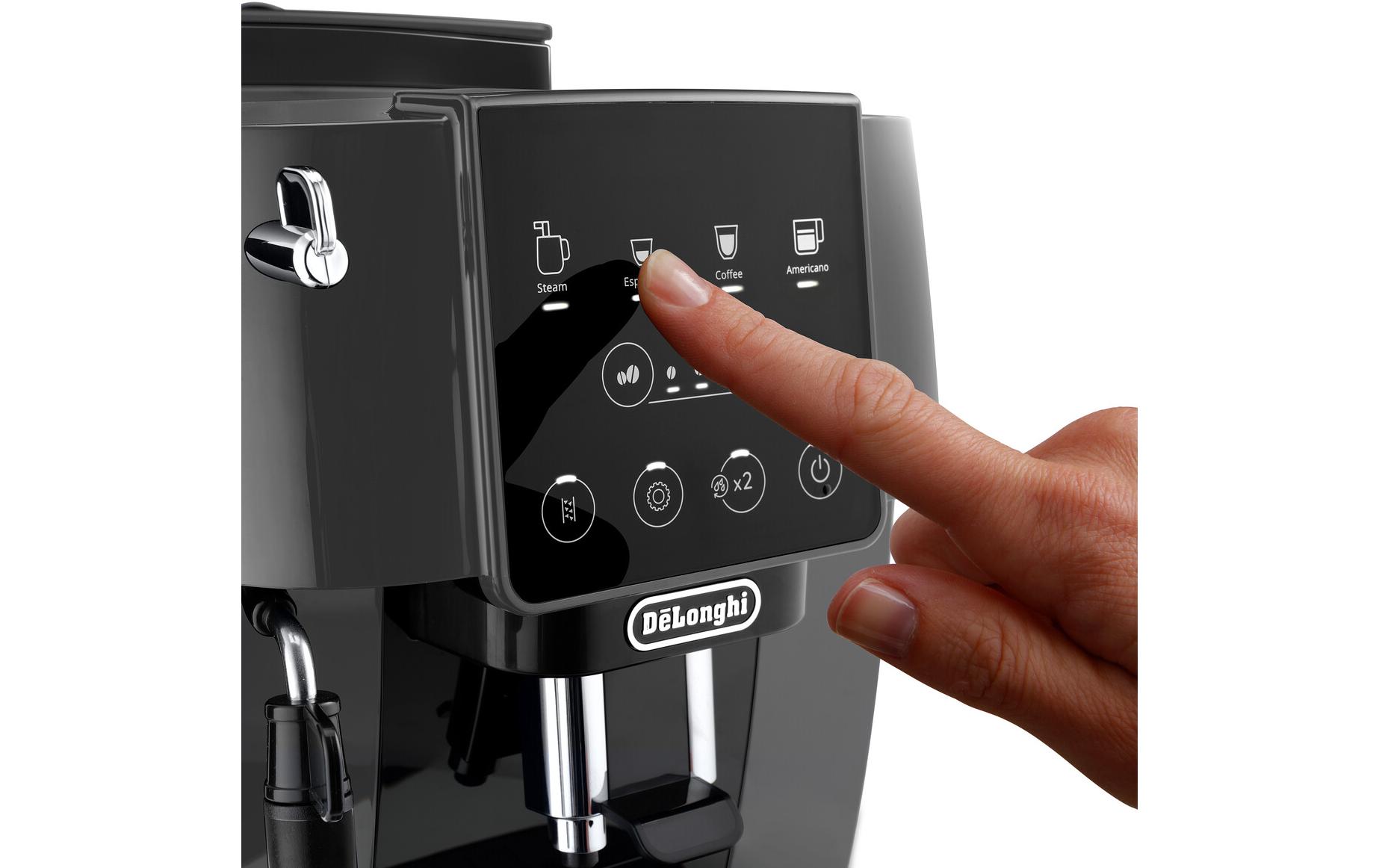 Kaffeevollautomat Magnifica Start ECAM220.22.GB Schwarz<br>Kaffeemaschine mit Milchaufschäumer
