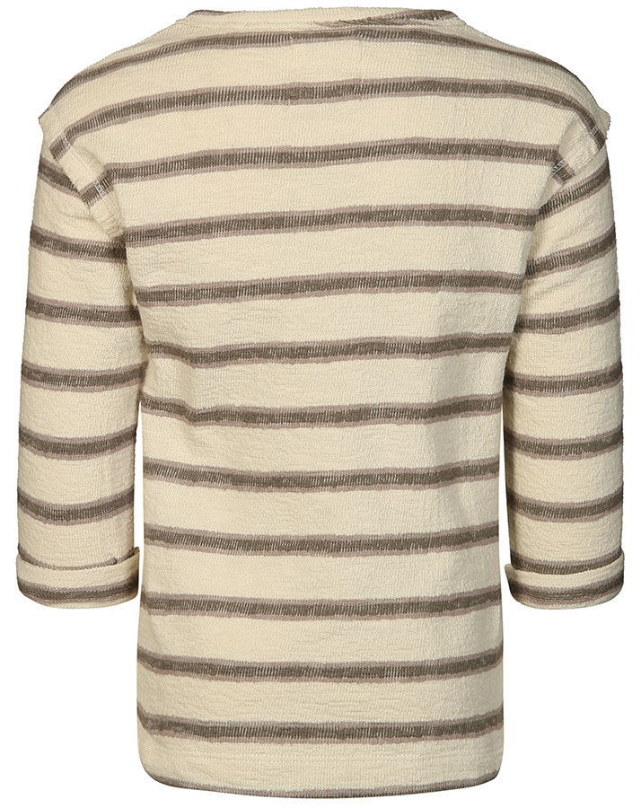 Sweatshirt STRIPED in beige