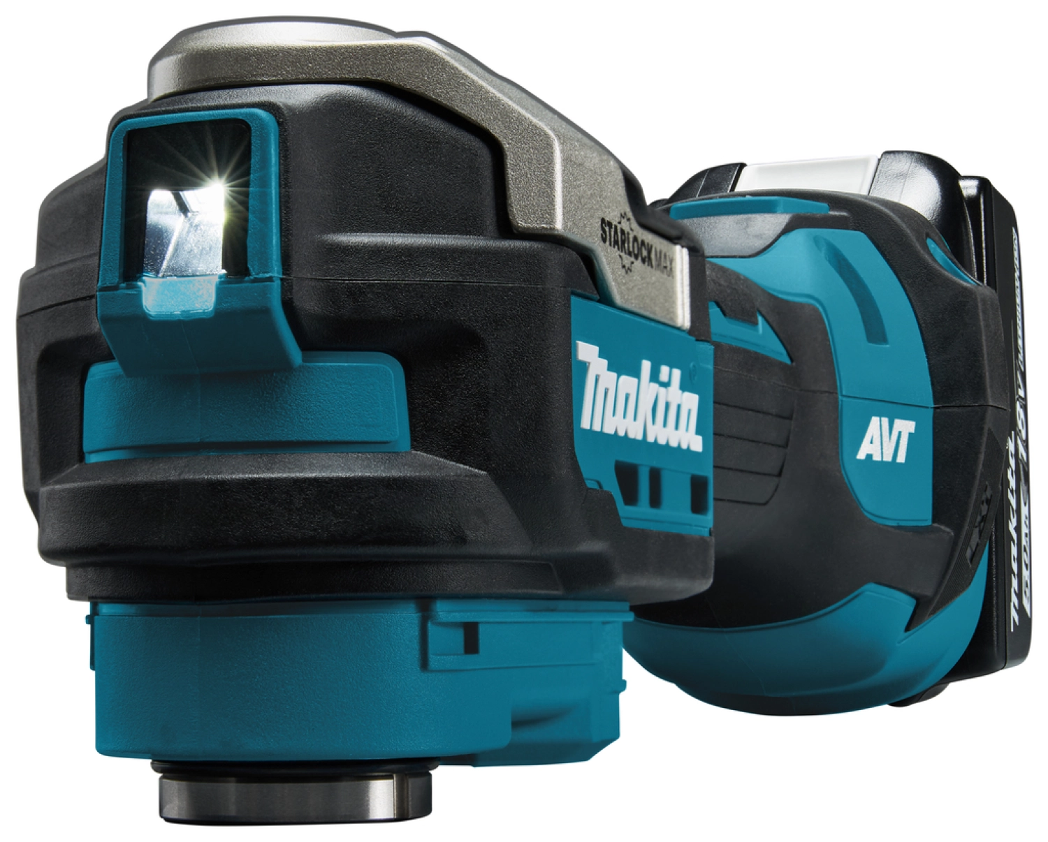 Makita DTM52RTJX2 18V Li-Ion accu multitool (2x 5,0Ah) incl. accessoireset in Mbox - koolborstelloos
