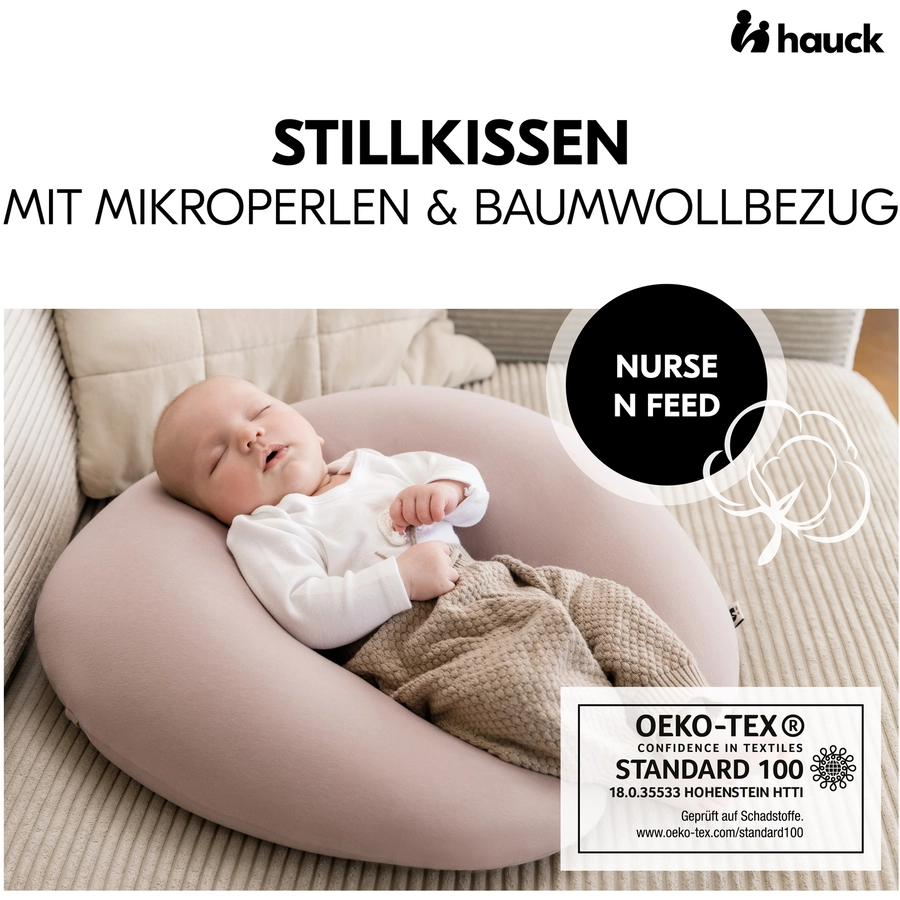 hauck Stillkissen Nurse N Feed Smoky Pink