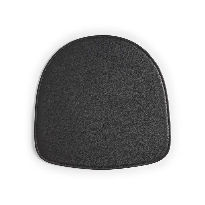 HAY - Sitzkissen für AAC Stuhl mit Armlehne, Leder schwarz (Scozia)