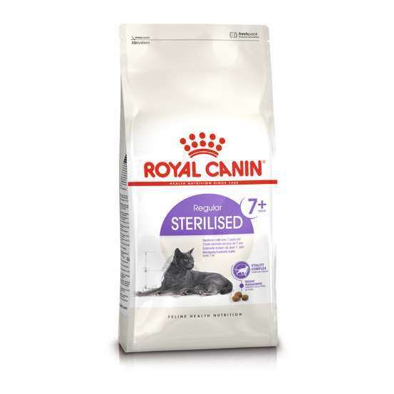 Croquettes chat stérilisé de + de 7 ans Sterilised : 1,5kg