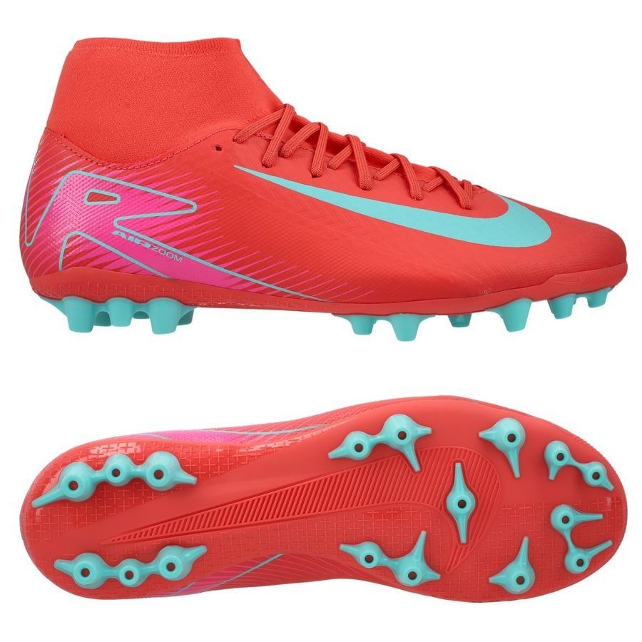 Nike Air Zoom Mercurial Superfly 10 Academy AG Mad Energy - Rouge/Vert