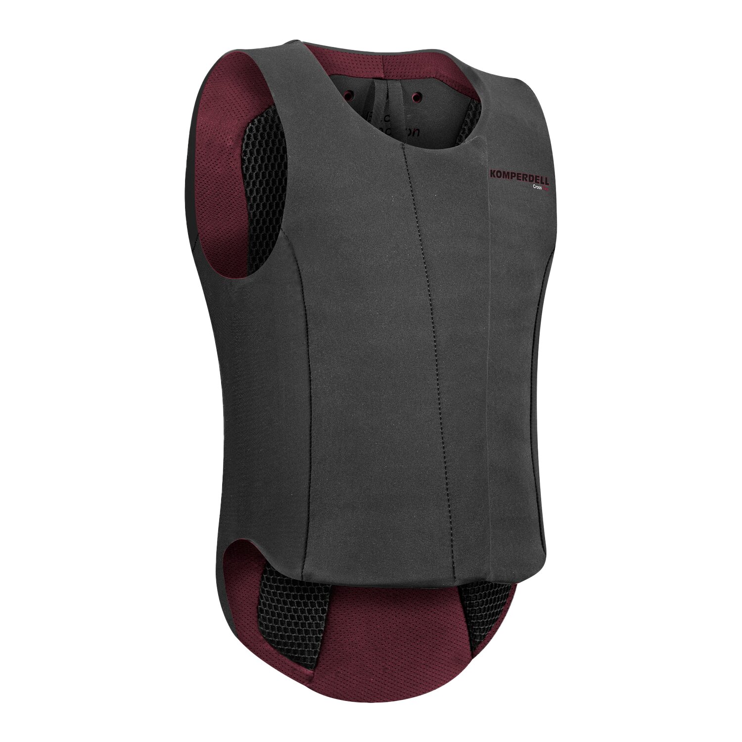 KOMPERDELL Rückenprotektor Ballistic Vest Champion  - schwarz/bordeaux