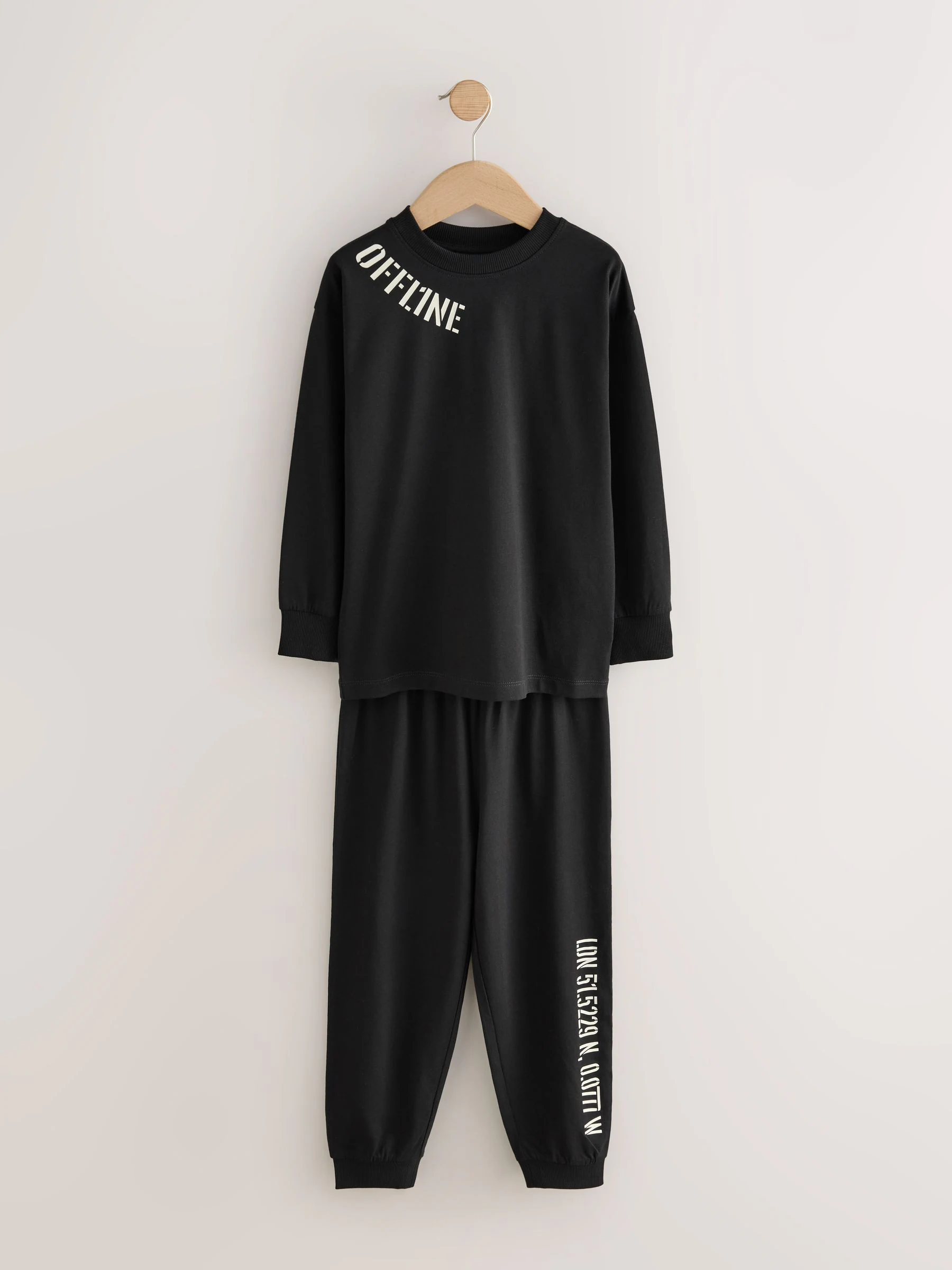 Zwart/bruin - Pyjama met korte pijpen 3 stuks (3-16jaar) (3-16jaar)