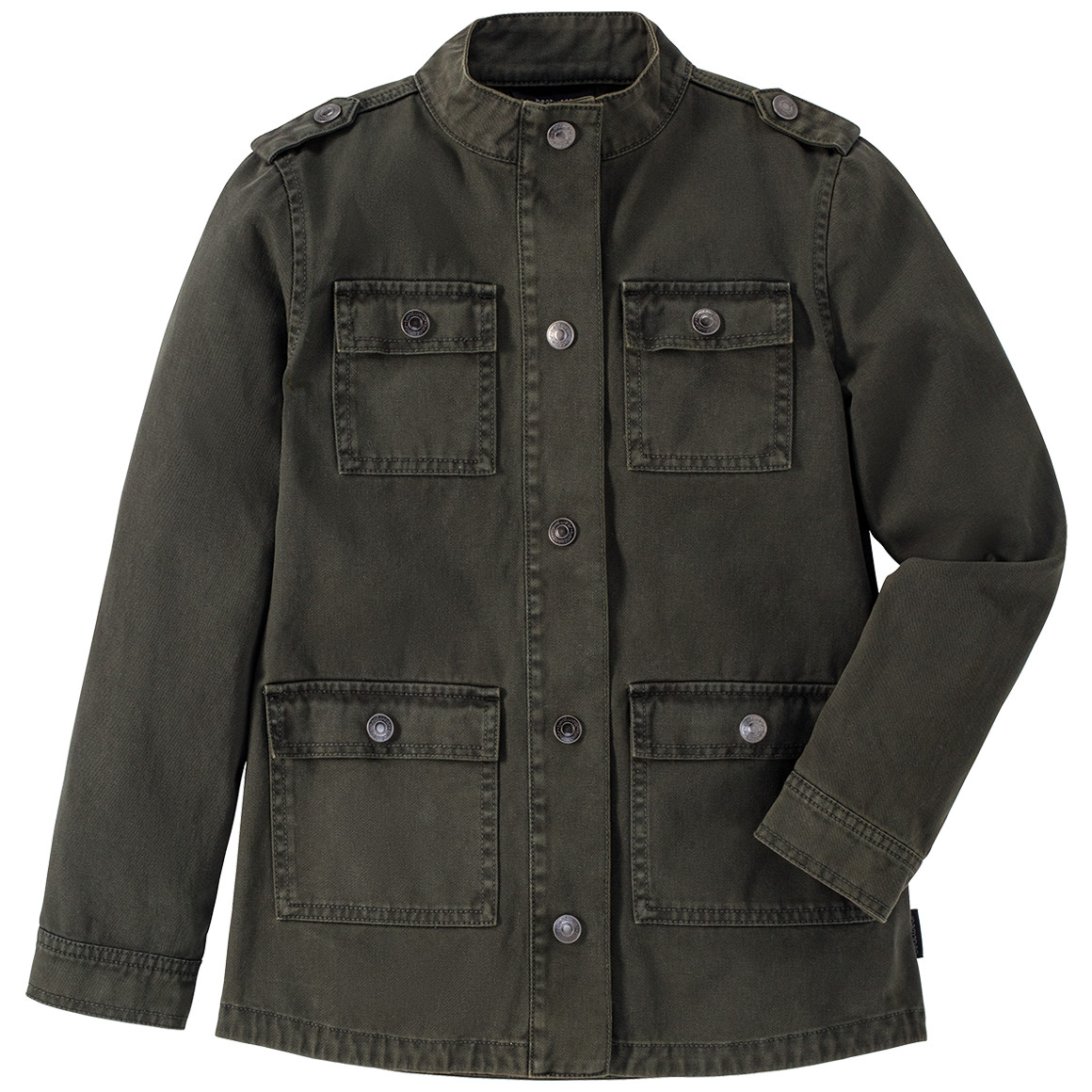 Beatwear Mädchen Jacke im Cargo-Style dunkeloliv