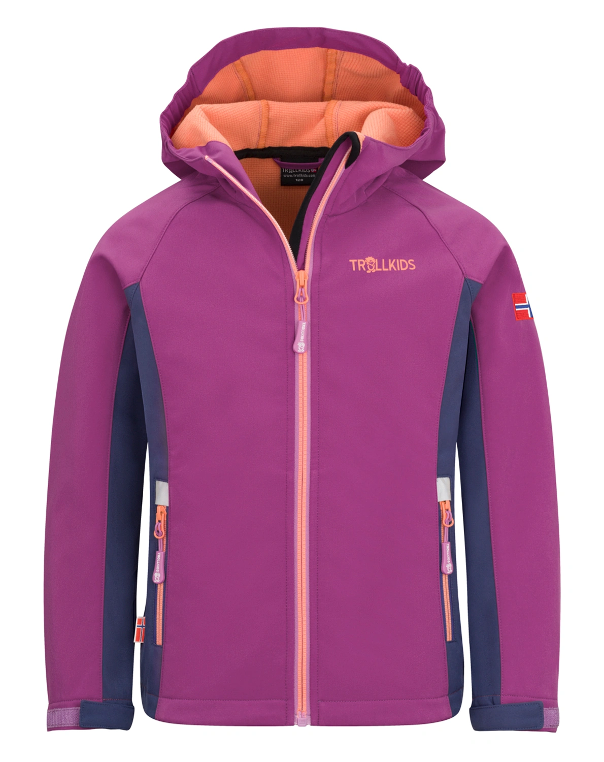 Softshelljacke KRISTIANSAND GIRLS in mallow pink