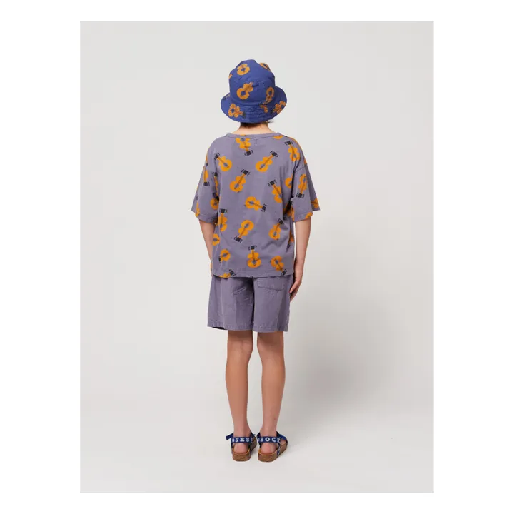 Bobo Choses T-Shirt Coton Bio Guitares | Gris anthracite